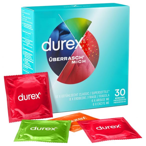 Durex - Paquete de condones saborizados (30 uds)