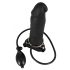 You2Toys - Strap-On inflable de silicona (negro)