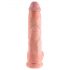 Dildo King Cock 25 cm con testículos - natural