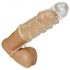 Funda para el pene con anillo testicular - Crystal Skin