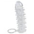 Funda para el pene con anillo testicular - Crystal Skin