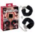 You2Toys - Esposas de felpa con cadena larga - negro