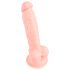 Dildo médico de silicona (18cm) - natural