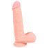 Medical - dildo recto de silicona médica (20cm) - natural