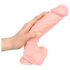 Dildo médico de silicona (24cm) - natural