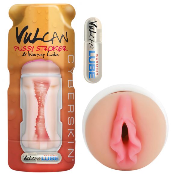 Vulcan Stroker - Vagina realista con lubricante calentador