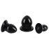 You2Toys - Kit de Plugs Anales - 3 piezas (negro)