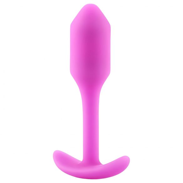 b-vibe Snug Plug 1 - tapón anal con peso (55g) - rosa