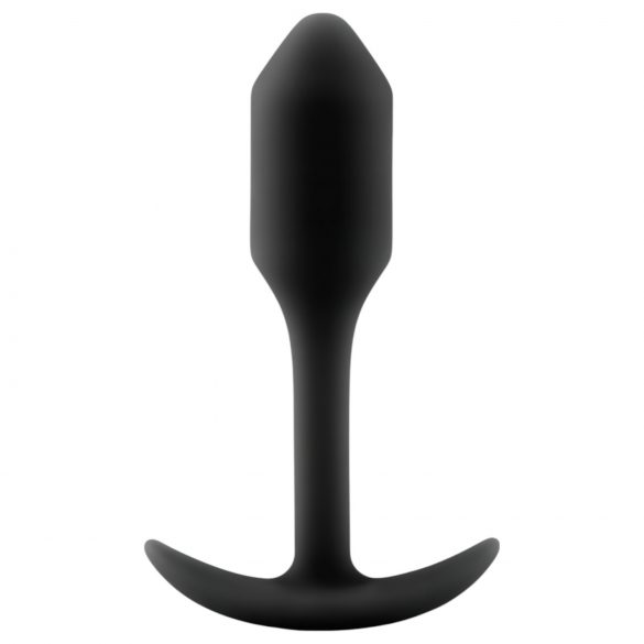 B-vibe Snug Plug 1 - Plug anal con peso interno (55g) - negro