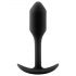 B-vibe Snug Plug 1 - Plug anal con peso interno (55g) - negro