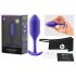 b-vibe Snug Plug 2 - Plug anal doble, 114g - morado