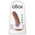 Dildo Realista King Cock 15 cm - Marrón