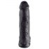 Dildo King Cock 30 cm con testículos - negro