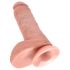 Dildo King Cock 20cm - natural