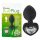 Plug anal You2Toys - con joya blanca (negro)