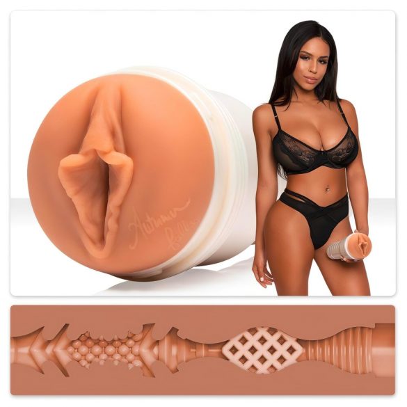 Fleshlight Autumn Falls Crema - vagina realista (natural)