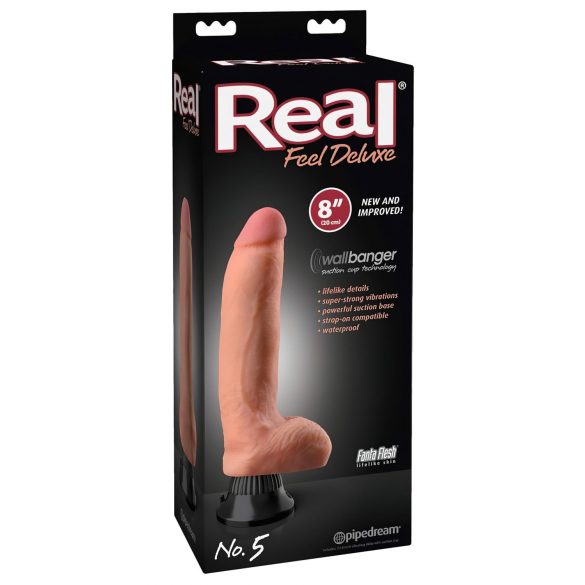 Vibrador Real Feel Deluxe No.5 - textura realista (natural)