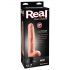 Real Feel Deluxe No.7 - vibrador realista con testículos (natural)