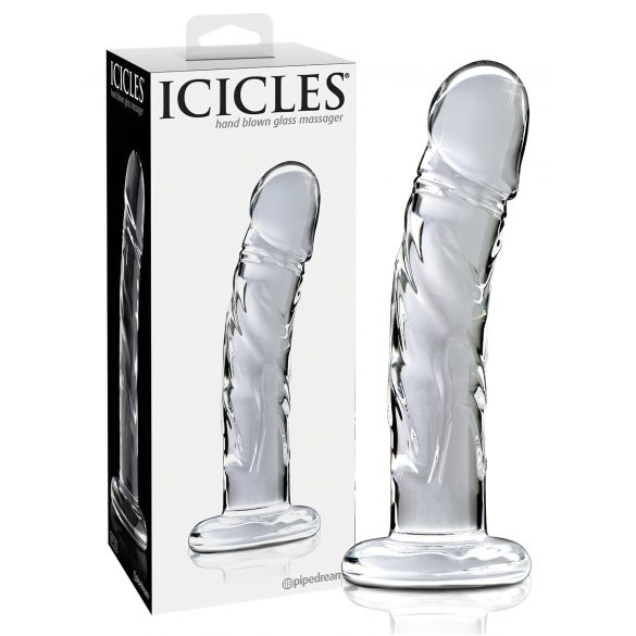 Icicles No. 62 - Dildo de Cristal Transparente