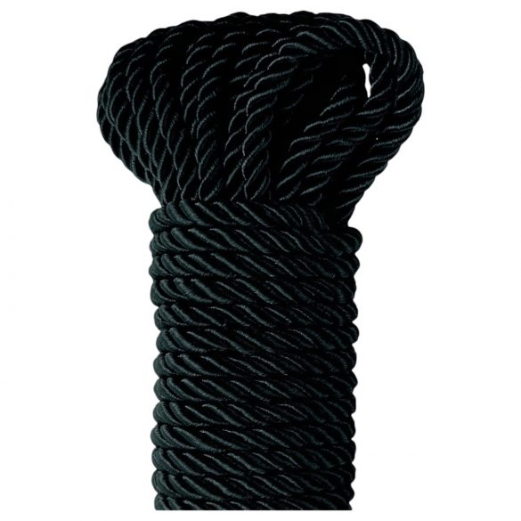 Cuerda Fetiche Seda - Shibari 10m (negra)