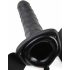 Arnés Fetiche 8: vibrador hueco acoplable (negro)