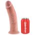 Rey Cock 10 - Gran Dildo con Base, 25cm - Natural