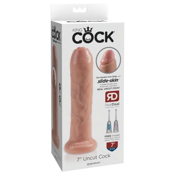 Dildo Realista King Cock 18 cm - Natural