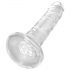 King Cock Clear 6 - Dildo con ventosa (15cm)