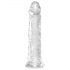 King Cock Clear 8 - gran dildo con ventosa (20cm)