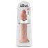 King Cock 14 - Gran dildo con base - natural (36 cm)