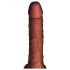 Vibrador realista King Cock Plus 7,5 marrón