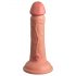 Dildo Elite King Cock 15cm con ventosa - natural