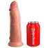 King Cock Elite 8 - Dildo realista con ventosa (20cm) - natural