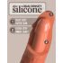 Dildo King Cock Elite 20cm - ventosa oscuro natural