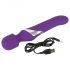 Vibrador Masajeador 2en1 Lilas con Perlas de Javida