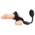 Rebel anillo pene/testículo con vibrador anal (negro)