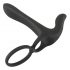 Black Velvet: Anillo y vibrador para pareja 2en1 (negro)