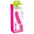 Vibrador Smile Soft - recargable con calor (rosa)