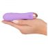 Cuties Mini - vibrador recargable, impermeable y texturado (morado)