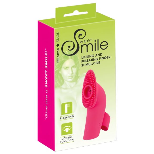 SMILE Licking - estimulador con lengua y vibración (rosa)