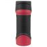 WYNE 04 - Masturbador vibrador y succión (negro-rojo)