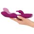 SMILE - Vibrador flexible A y G puntos con brazo estimulador (lila)