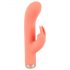 Conejito vibrador mini recargable - melocotón