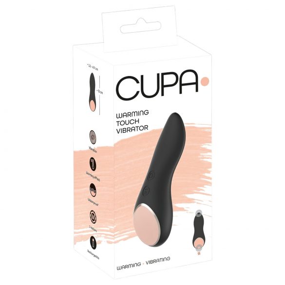 You2Toys CUPA - Vibrador de Clítoris con Calefacción Recargable (Negro)