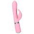 Pillow Talk Lively - vibrador rosa con brazo estimulador