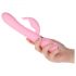 Pillow Talk Lively - vibrador rosa con brazo estimulador