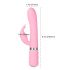 Pillow Talk Lively - vibrador rosa con brazo estimulador