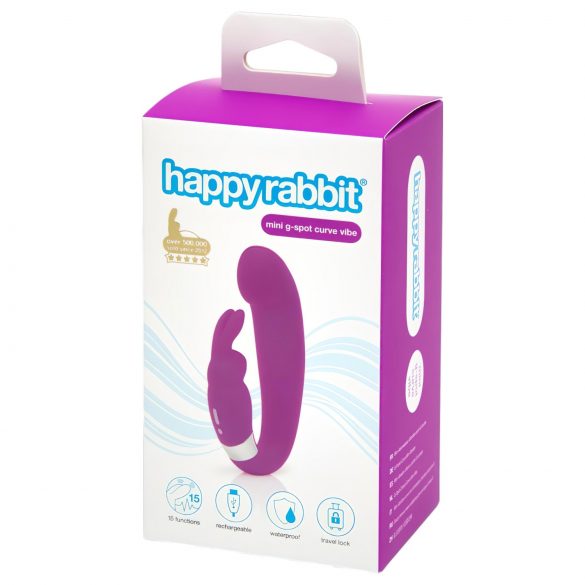 Mini Conejito G - vibrador púrpura para el punto G y clítoris