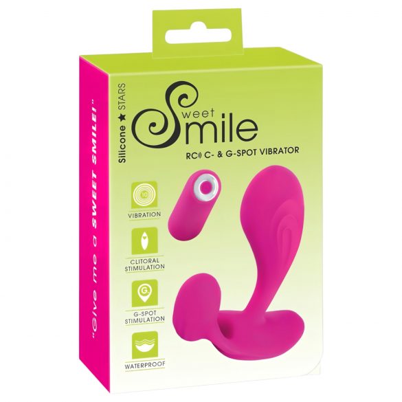 Vibrador G-punto recargable Smile RC (rosa)