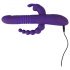 SMILE Triple: vibrador rotativo y pulsante con triple brazo (lila)